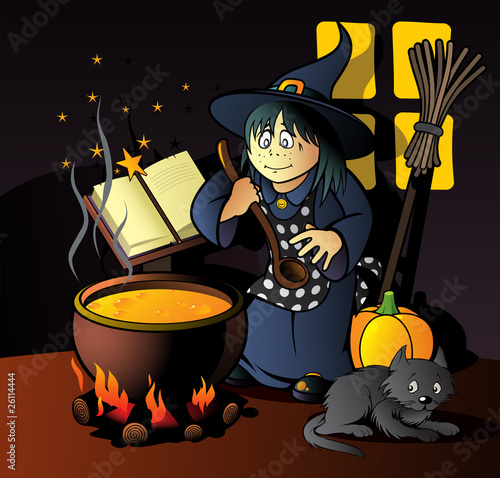 little witch cooks