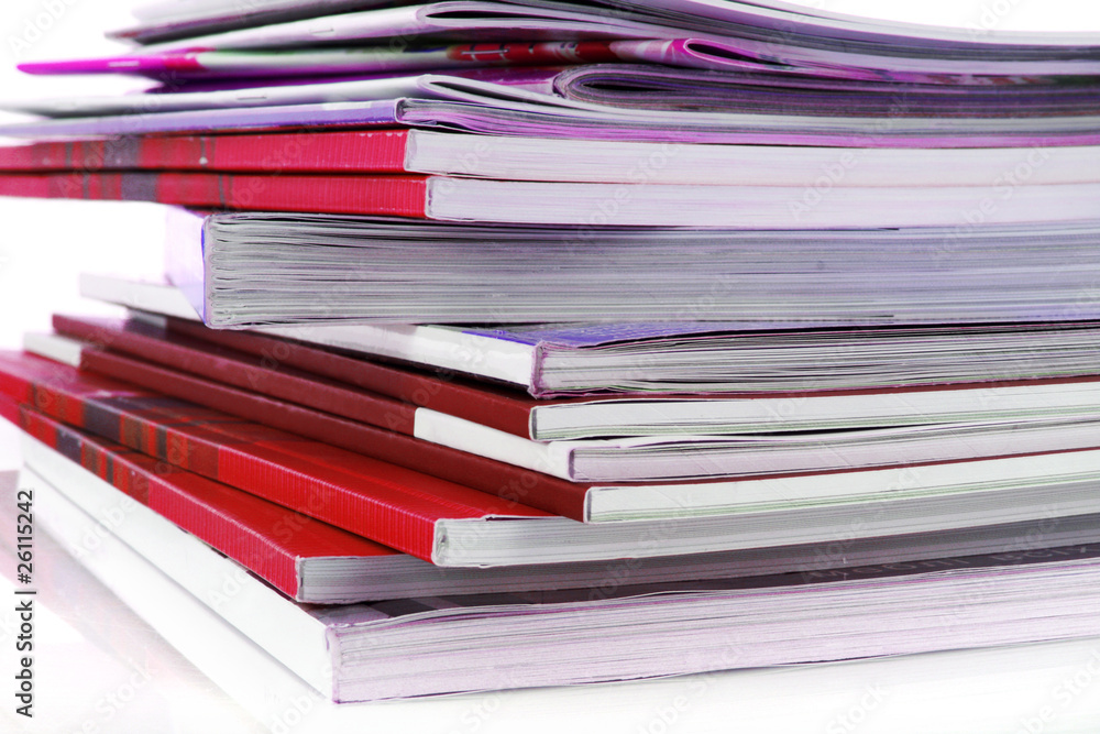 Many color magazines Many color magazines