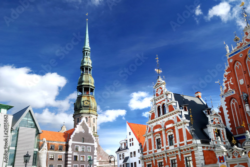old city in Riga, Latvia