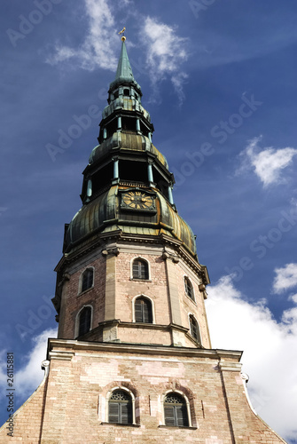 Saint Peter's church in Riga, Latvia