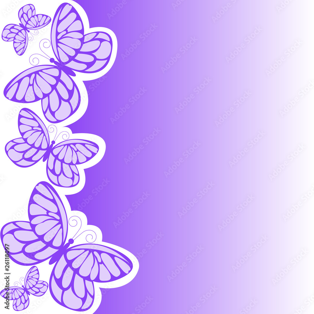 purple butterfly