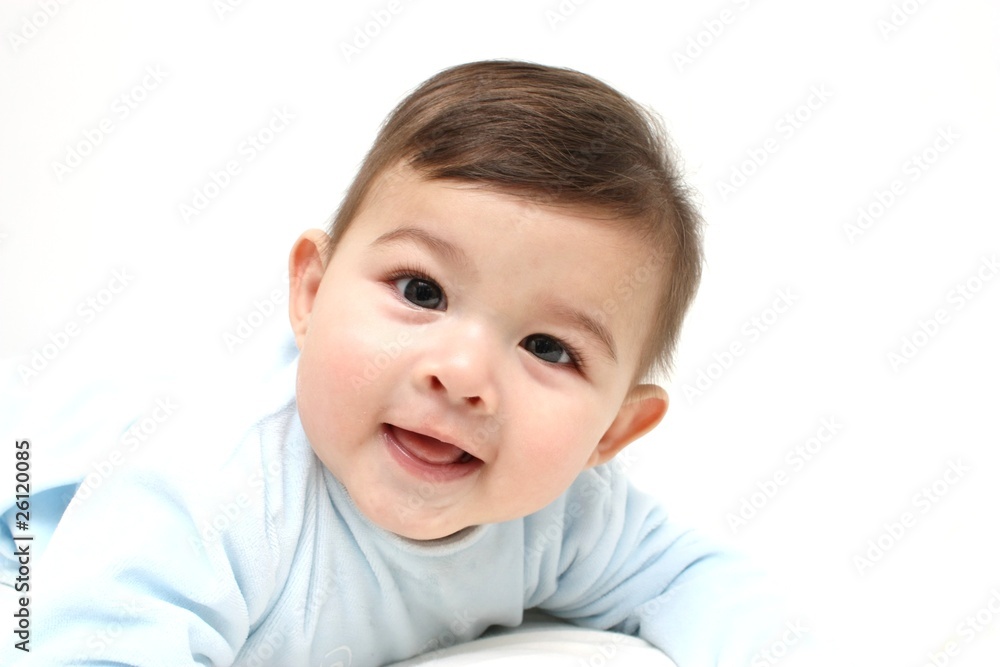Bébé sourit Bébé sourit