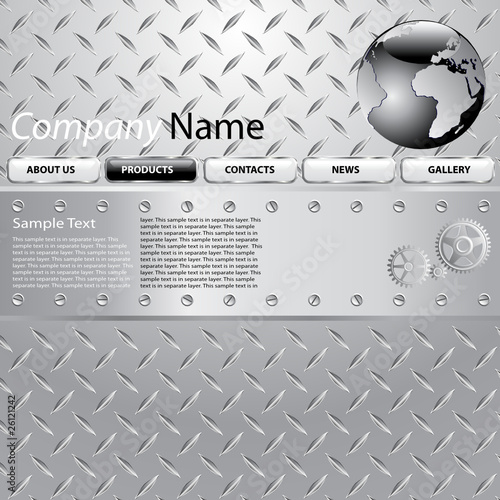 industry web layout