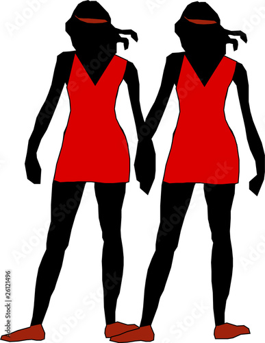 due donne in corto