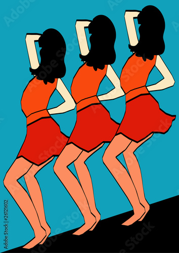 tre donne in corto