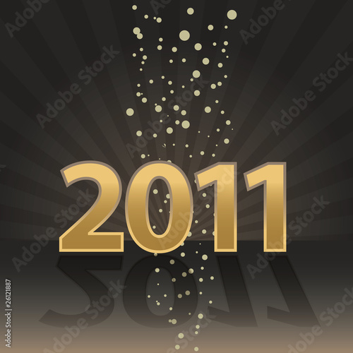 2011 champagne, vecteur