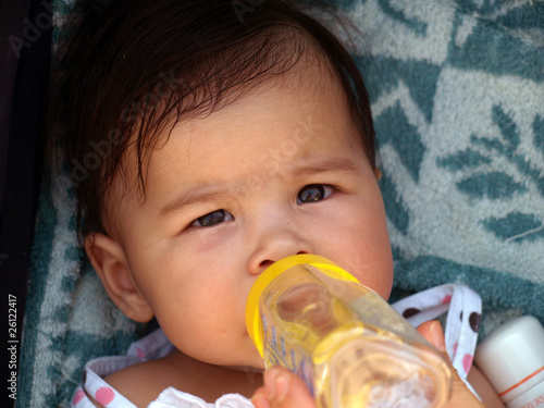 Hydratation de bébé