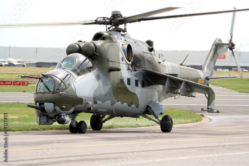 Mi-24 Hind attack helicopter