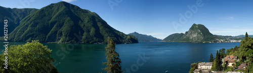 Paesaggio svizzero, lago di Lugano