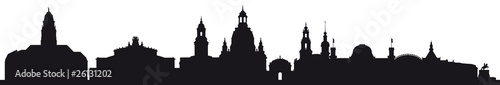 Dresden in Konturen (Silhouette)