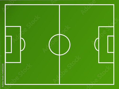 Perfekter Rasen - Fussballfeld
