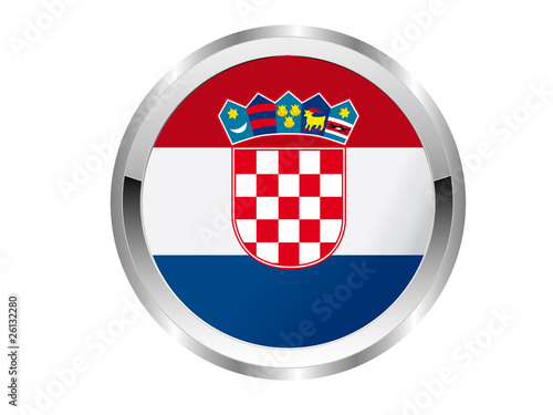Croation Button - Silver Edition