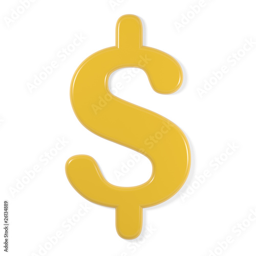 yellow font - dollar sign