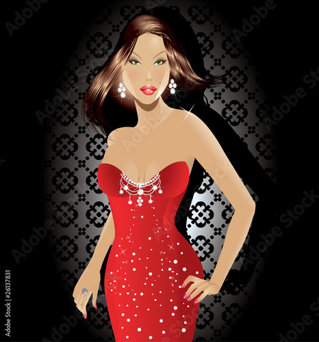 Glamorous celebrity
