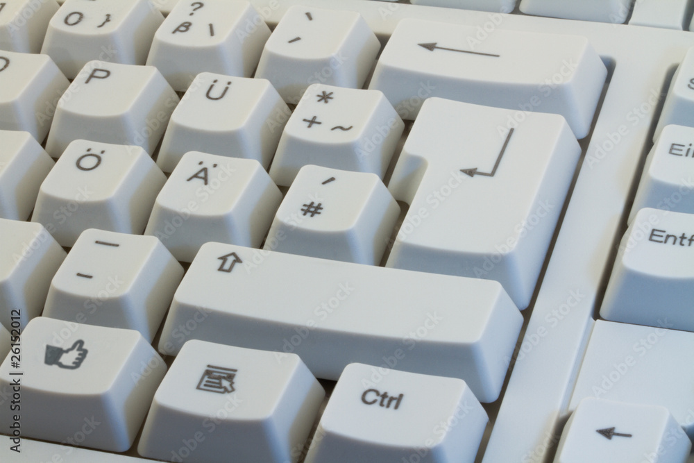 standardtastatur mit Daumen nach oben standardtastatur mit Daumen nach oben