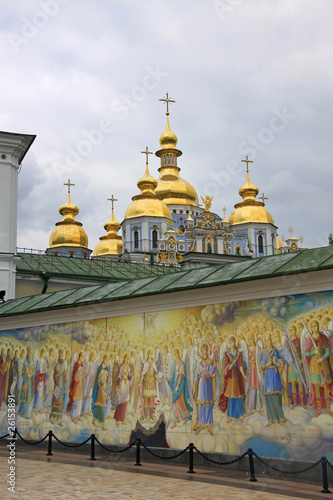 Mihaylovskiy Zolotoverhiy cathedral, Kiev, Ukraine. photo