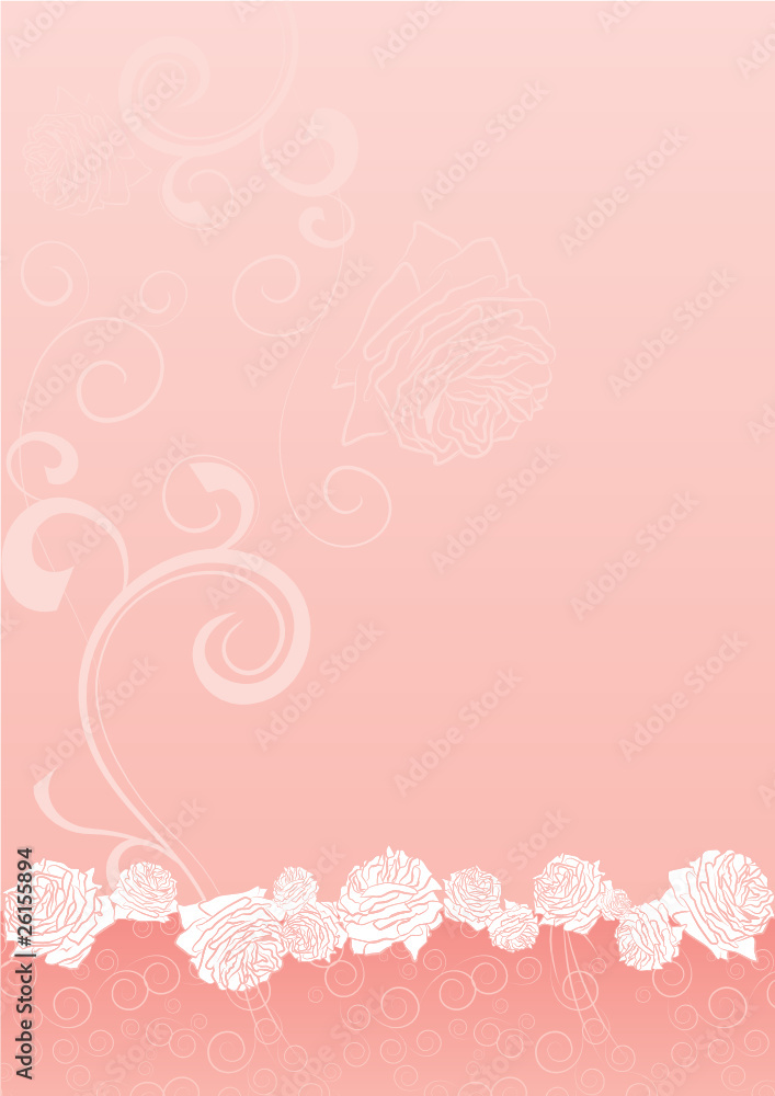 Stylish floral background