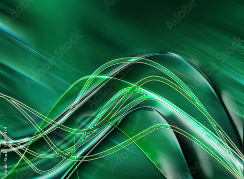 zielona abstrakcja © kubowa1