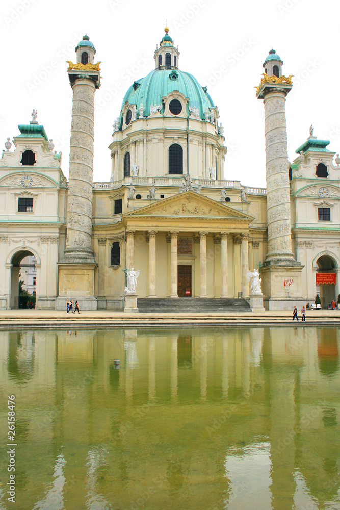 The Church on Karlplatz in Vienna