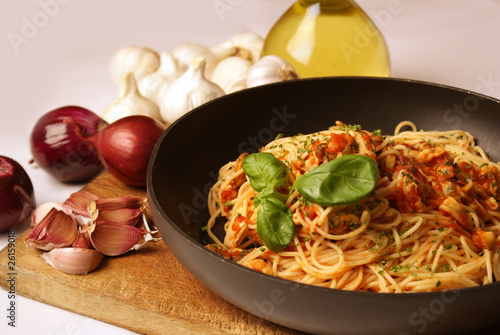 Spaghetti mit Meeresfrüchten