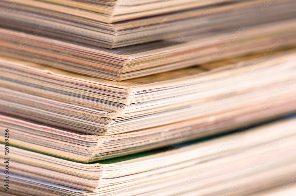 Stack of magazines Stack of magazines