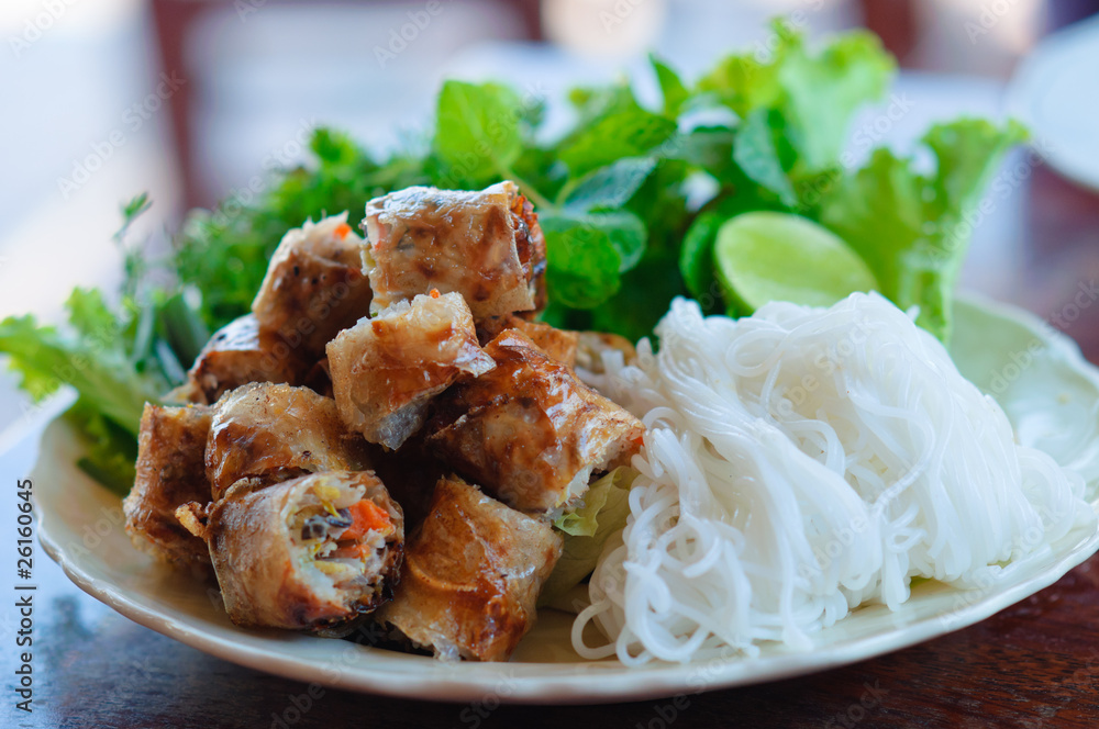 Laos stye spring roll Laos stye spring roll