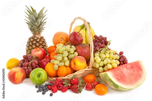 Fototapeta Naklejka Na Ścianę i Meble -  Fruits Arrangement