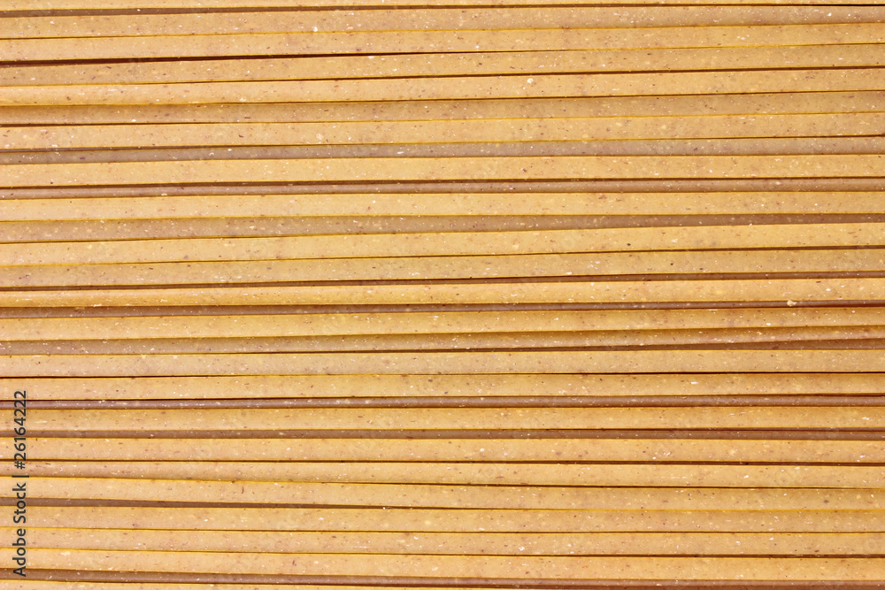 Close view of whole grain linguine Close view of whole grain linguine