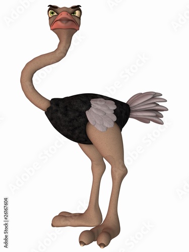 Toon Ostrich