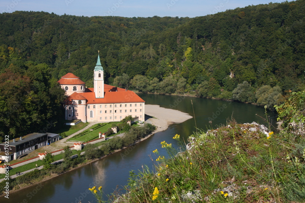 weltenburg abbey on the danube, bavaria, germany