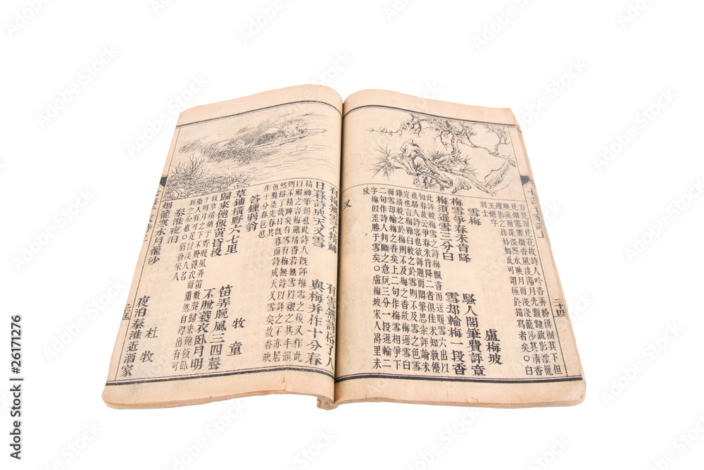 Fototapeta premium chinese old texts