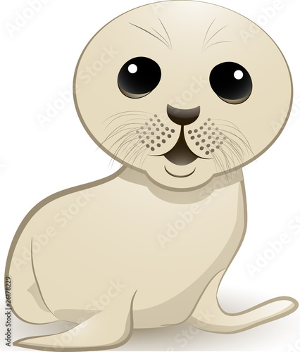 Seal cub cartoon