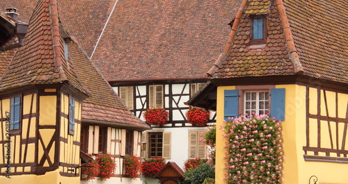 Maison à colombage, Alsace photo