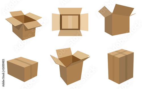 Cardboard Boxes © Daniel Wiedemann