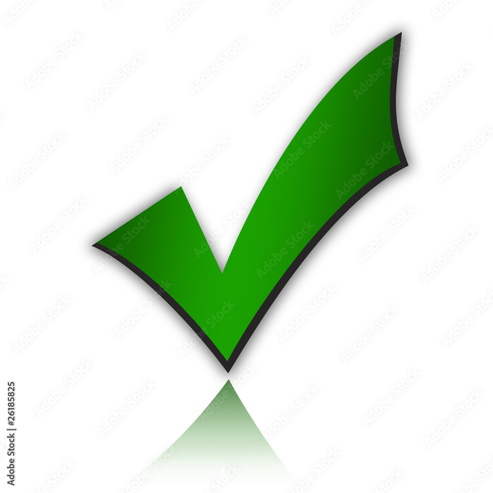 Green tick mark Green tick mark