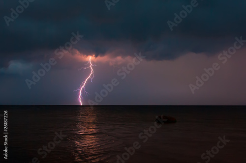 Storm over the sea © trancedrumer