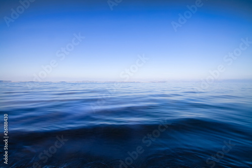 blue water seascape abstract background
