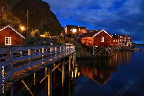    at night Moskenes Kommune - Lofoten Islands