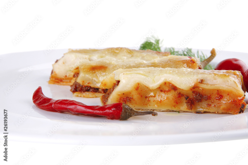 italian cannelloni with mince meat italian cannelloni with mince meat