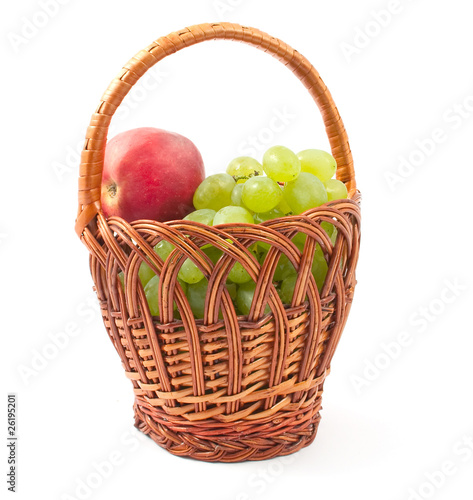 grapes in a basket