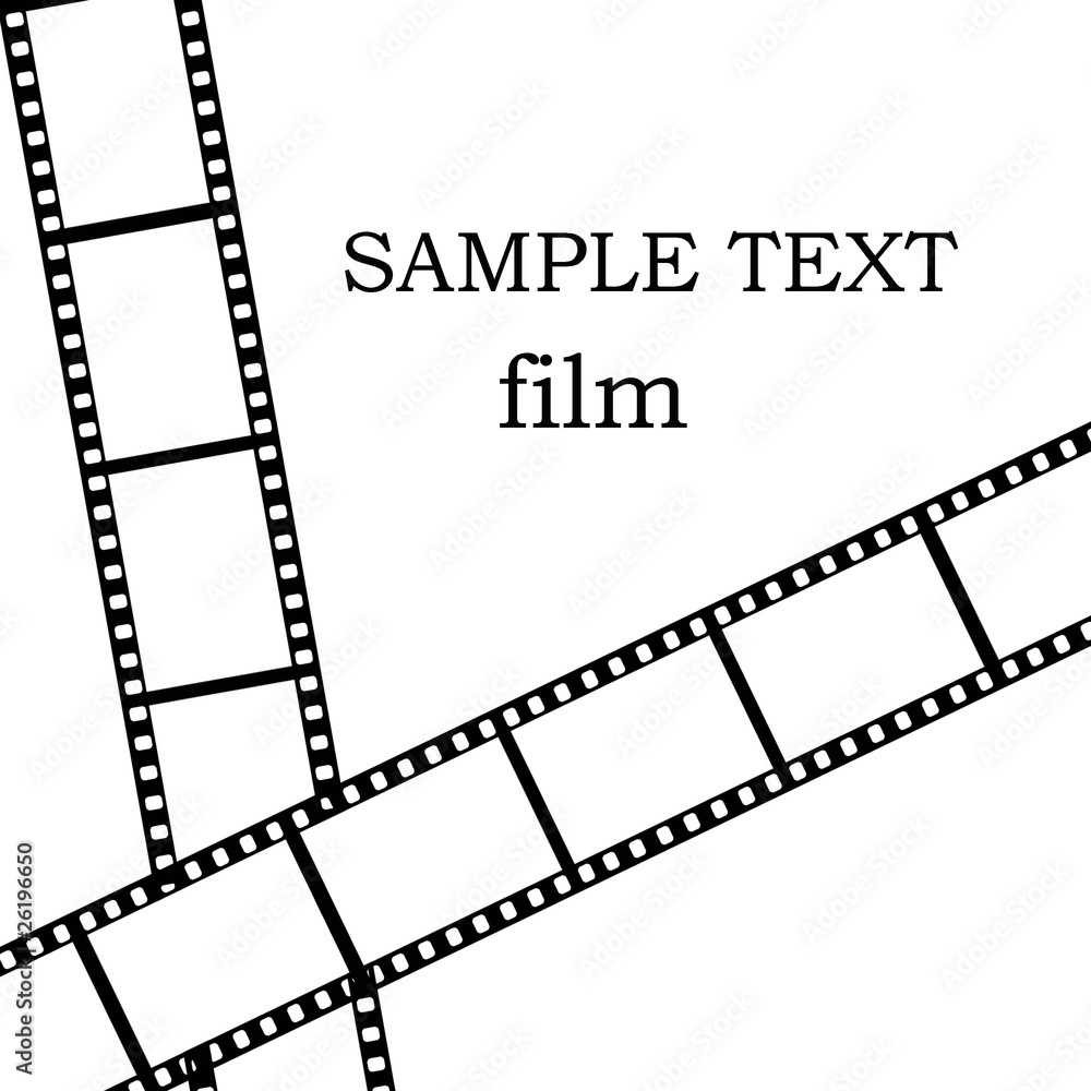 Film  isolated on white background