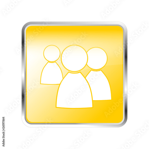 Community Button orange