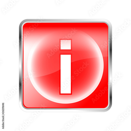 Info-Button rot