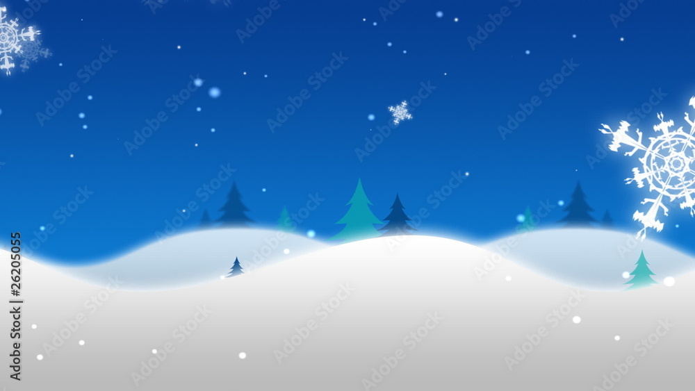 Cartoony Snow Loop Cartoony Snow Loop