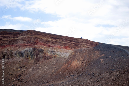 Top of Grand Crater, island Volcano, Lipari Islands, Sicily