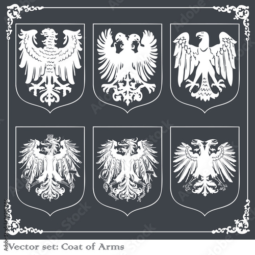 Eagle coat of arms heraldic