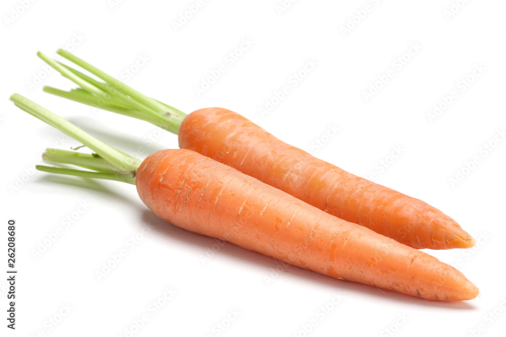 Carrot vegetable on white Carrot vegetable on white