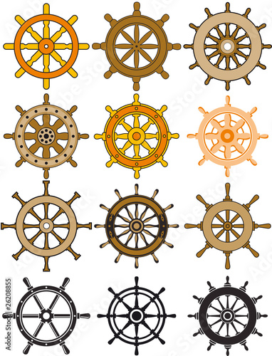 steering nautical wheels collection