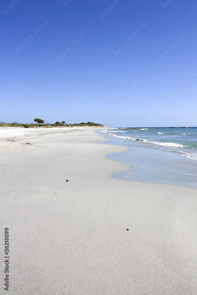 spiaggia sabbia bianca, Sardegna