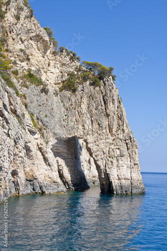 Zakynthos Island - rocky coast of Greece